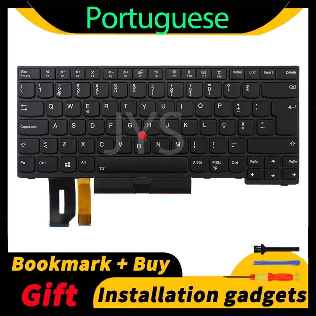 Japanese Korean Latin Spanish Norwegian Portuguese US for Lenovo ThinkPad E480 E490 L380 R480 T480S L490 T490 Backlit Keyboard
