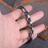 Genuine Leather Bracelet Infinity Shape Stainless Steel Jewelry for Men Special Pattern Gift Accessories Popular Design