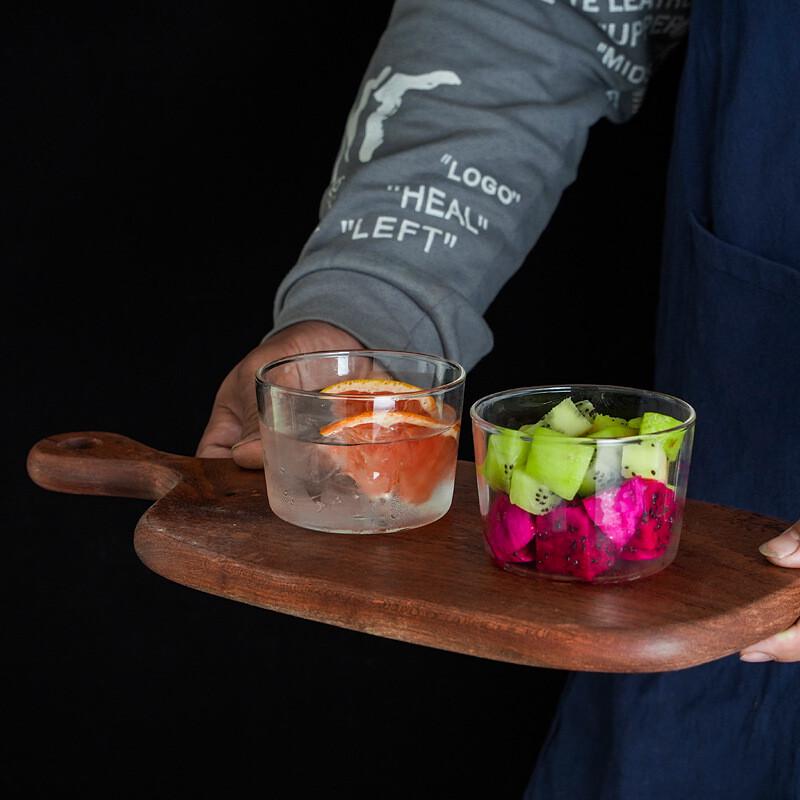 

Набор прозрачных стеклянных салатников в японском стиле