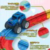 Bobblyfun Luminous Track Car Assembly and Educational Mini Car with Electric Building 3D Free USB Boys Ages Popular Birthday Christmas Gift Toy, Toy,