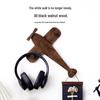 No-Drill Wall-Mounted Solid Wood Hook for Children's Room - Perfect for Coats, Hats & More
