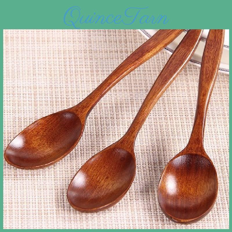 Exquisiter Vintage Holzlöffel Bambus Küchenutensil Werkzeug Ideal für Suppe und Catering