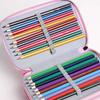 32 Holes Pencil Bag PU Waterproof Material Large Capacity