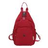 Lightweight Pleated Backpack for Men and Women, Couple's Small Backpack for Commuting, Trendy Small Shoulder Bag, Multifunctional Chest Bag