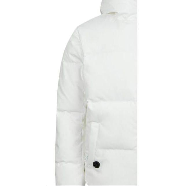 Evisu FW23 Printed Casual Hooded Zipper Down Jacket Unisex Jacket White 2EAADM2NJ751XXPL