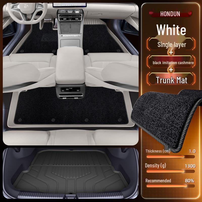 BYD Han L Floor Mats for TPEDM/EV25: New Car Interior Accessories for Driver and Passenger