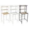Washer and Dryer Storage Shelf 3-Tier Organizer Rack (Each Tier Load 22lbs) Balcony Towel Rack for Bathrooms Laundry Rooms