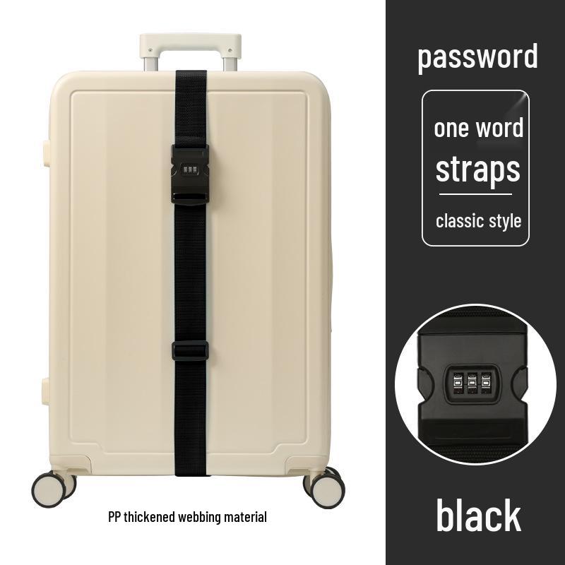 Luggage Strap with Combination Lock - Secure Tie-Down for Suitcases