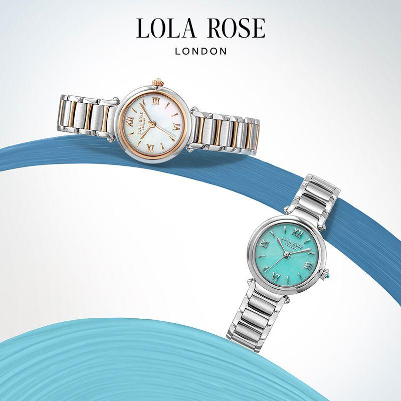 

Lola Rose Rola Rose Серия «Арка» Женские часы Классические Ретро Доступные Роскошные часы Подарок на день рождения Tianhe Stone-LR4311