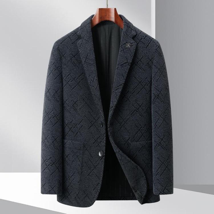 Nya Koreanska Stil Smala Kostymer Trendiga Höst Vinter Herr Casual Kostymer Enkla Kostymer Chenel Jacquard