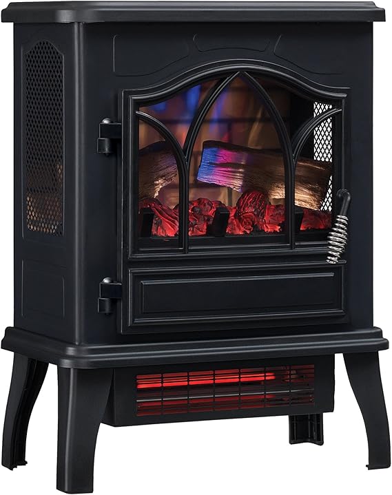 duraflame® 3D Инфракрасный Кварцевый Электрический Камин Печь Обогреватель, Черный