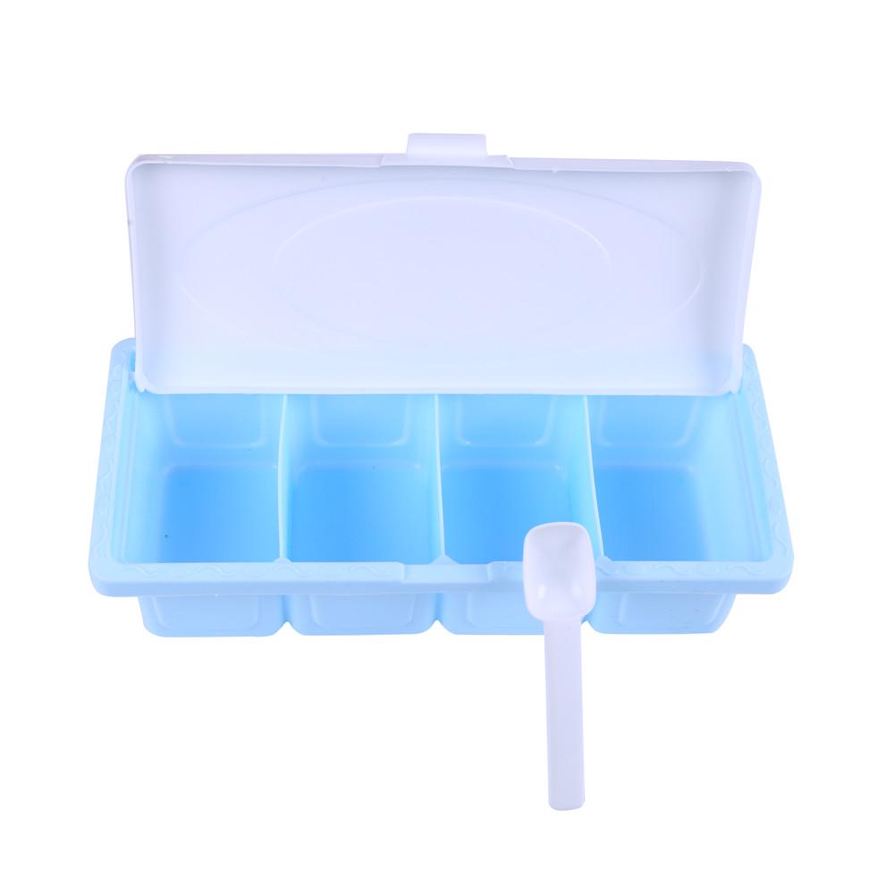 Seasoning Rack  Pots Box Storage Container Condiment Jar Kitchen Tool