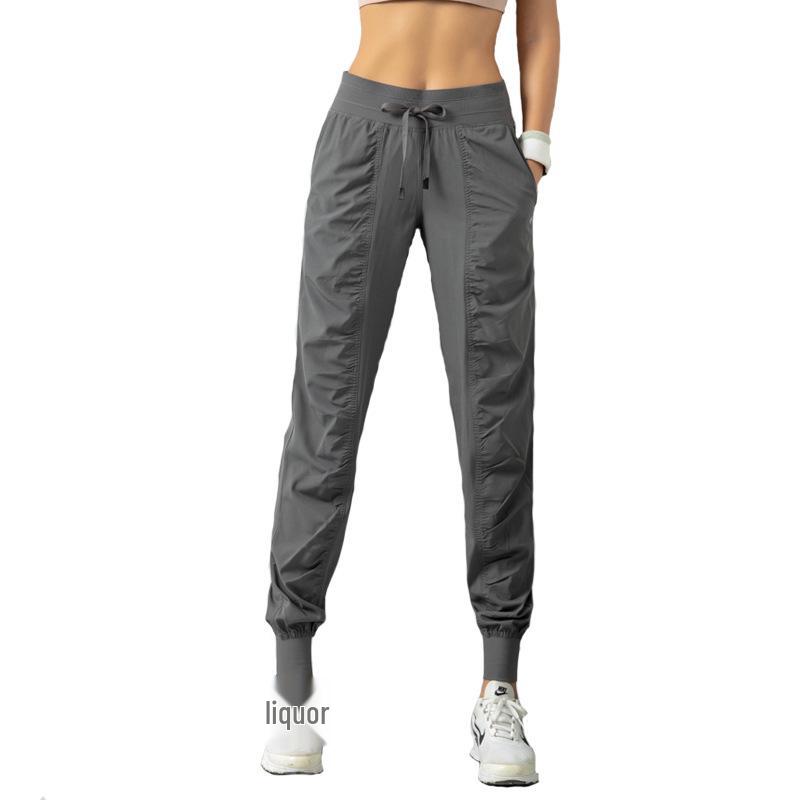 2022 Spring/Summer Quick-Dry Slim Fit Drawstring Fitness Pants - Loose Cuffed Casual Running Pants 82