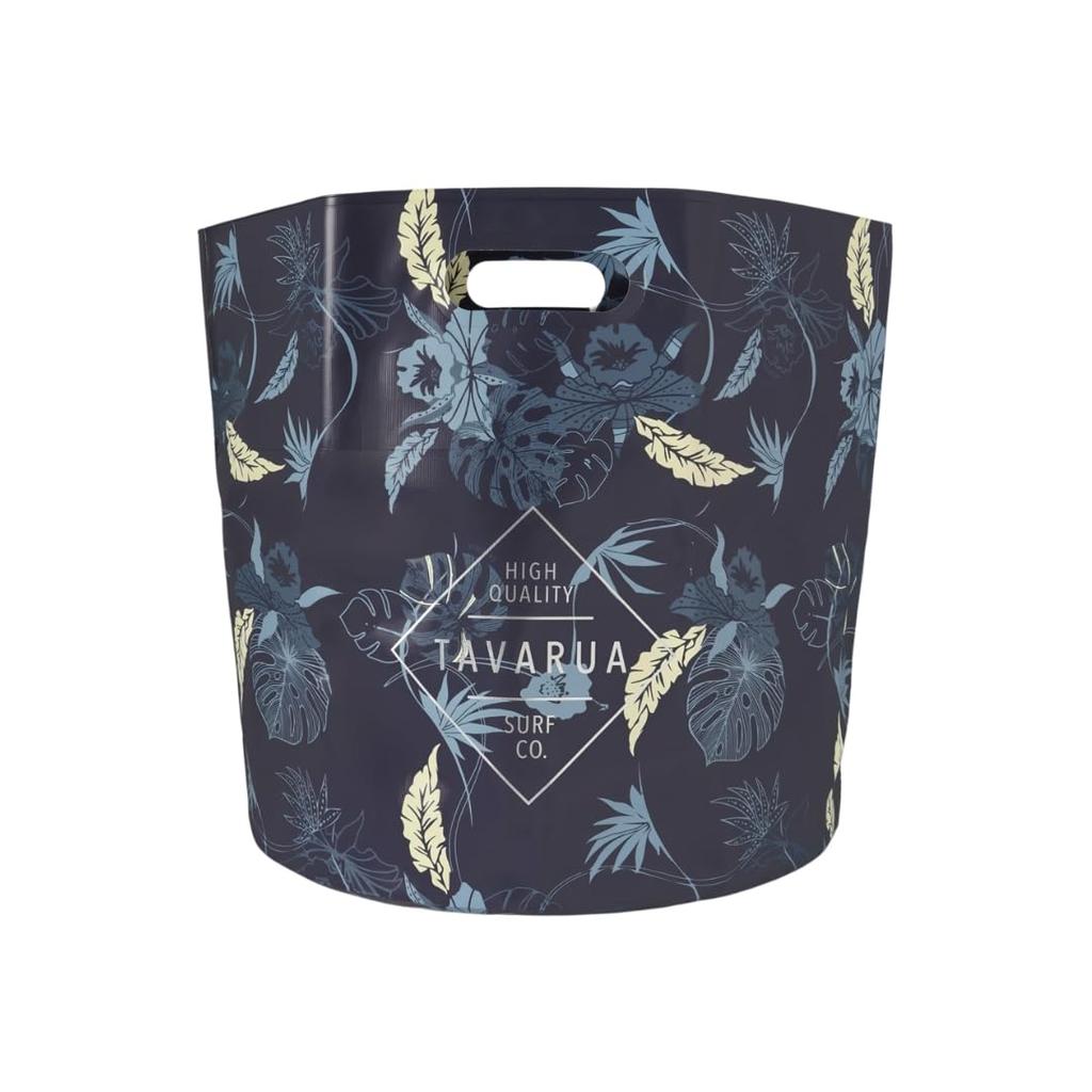 TAVARUA Portable 3055SP Bucket, 38L, Foldable, Waterproof, (BOTANICAL NAVY)