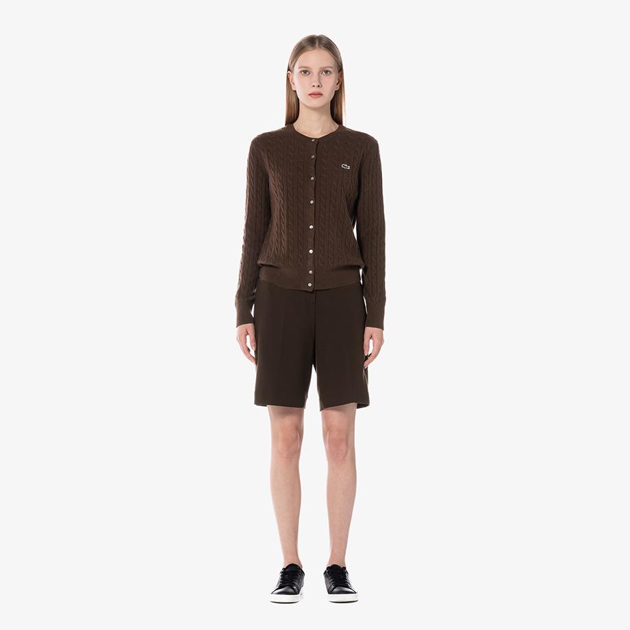 [Lacoste] Women s Wool Bermuda Pants FF308E-54N04B 34