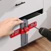 RUITOOL Cabinet Hardware Jig Tool, Aluminium Alloy Cabinet Handle Install Template Tool, Adjustable Punch Locator Drill Template Guide, Cabinet Hole