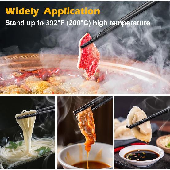 8 Pairs Reble Training Chopsticks Beginners for Kids Adults Learners, Reble Fiberglass Chop Sticks Japanese Non-Slip Chopsticks Trainers Set,