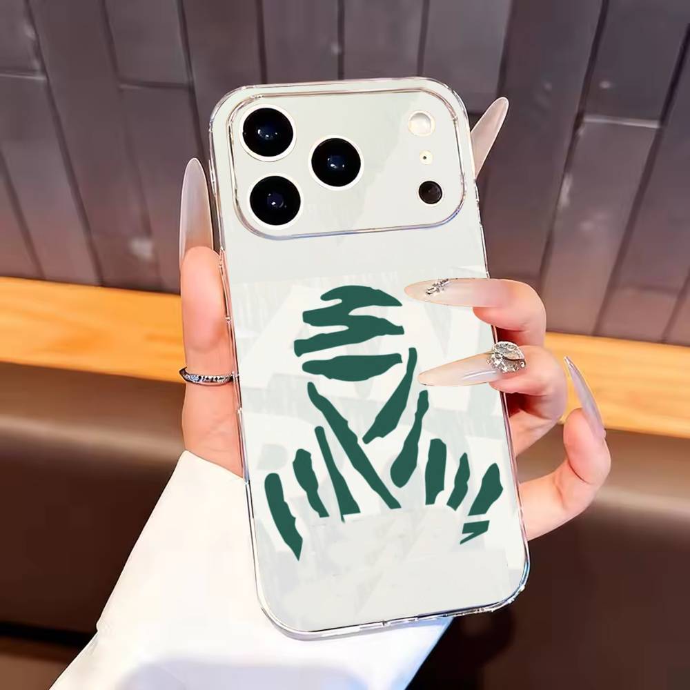 

Rally D-Dakar Logo Phone Case For iPhone17,16,15,14,13,12,11 Plus,Pro Max Soft Transparent Cover iPhone13PROMAX
