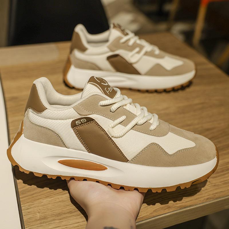 Men's shoes platform dad shoes new four seasons youth sports casual shoes breathable Forrest Gump shoes