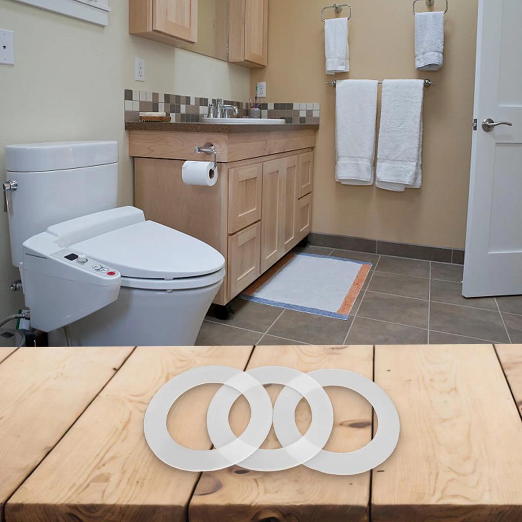 65mm Wide Cistern Diaphragm Washer Flush Valve Washer Clear Color Easy Installation Long-lasting Performance Perfect Fit