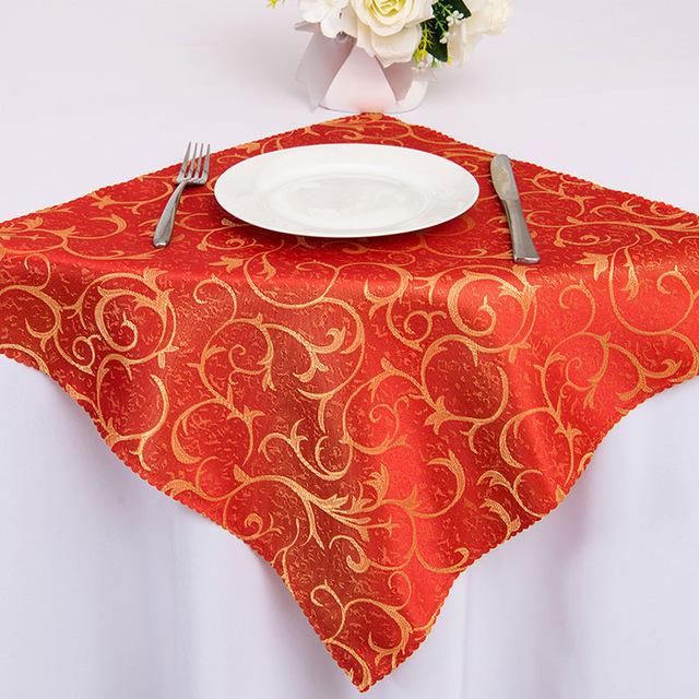Factory Price Reusable Napkins Table Cloth Polyester Serving Napkin Dish Mat Cutlery Hotel Dinner Home Wedding Decoration