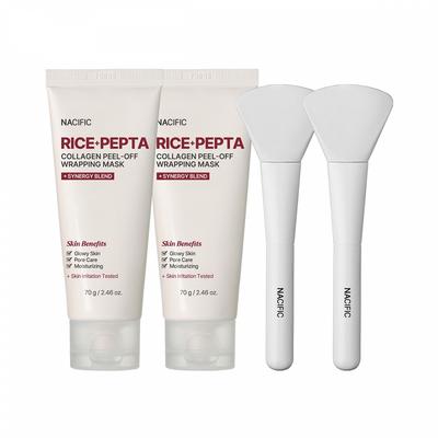 Nacific Rice Pepta Collagen Peel Off Mask 70g X 2