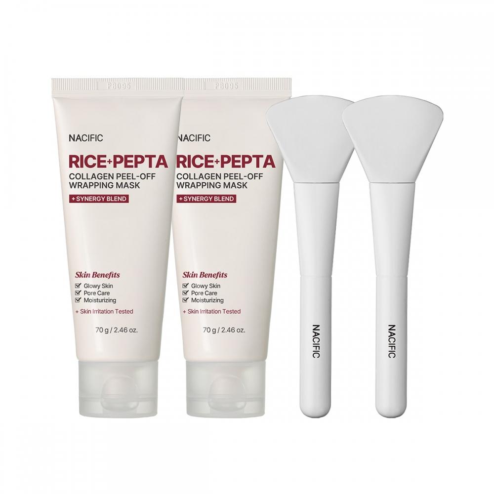 

Nacific Rice Pepta Collagen Peel Off Mask 70g X 2
