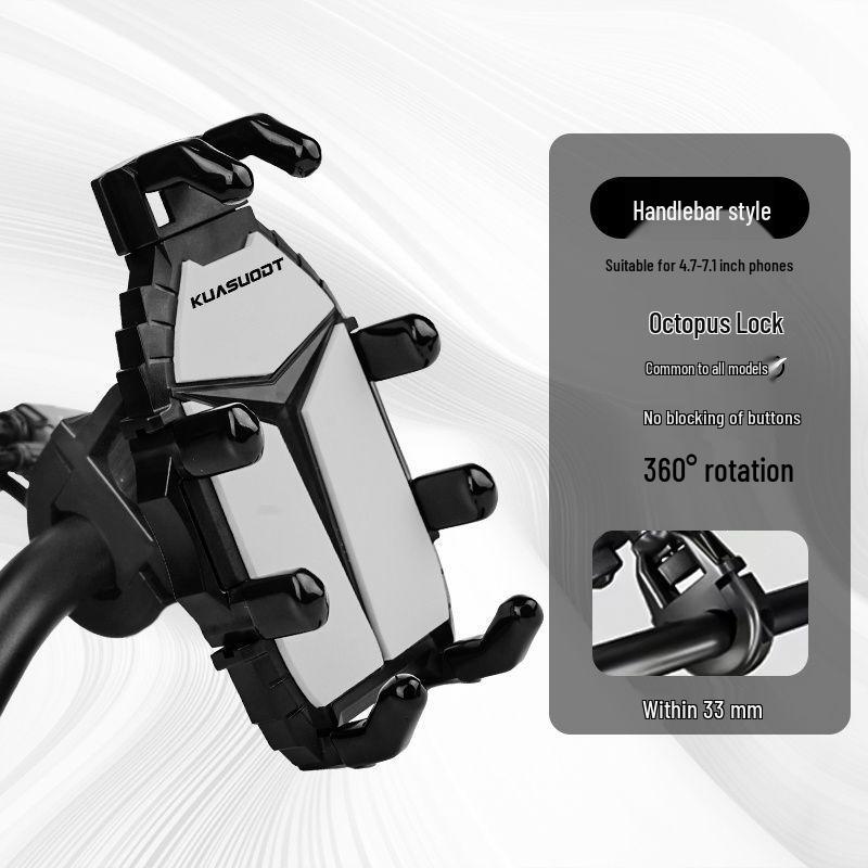 Motorrad/Fahrrad Wasserdichte Stoßfeste Handyhalterung mit Sonnenschutz für Navigation