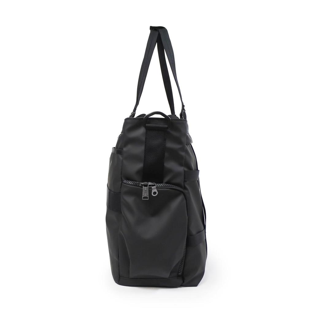 CIE Tote Made In Tote Bag with Laptop Suitable for Men and GRID-3 2-Way Bag, Black. Lightweight, Waterproof, Japan. 2-way 13-inch Storage. Cordura.