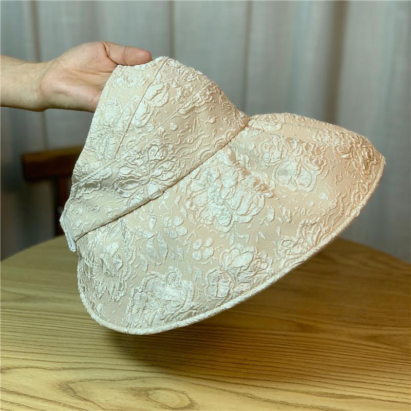 New Black Straw Sun Hat Women Summer Thin Uv Protection Wide Brim Sun Hat Sun Hat Fisherman Hat Tide