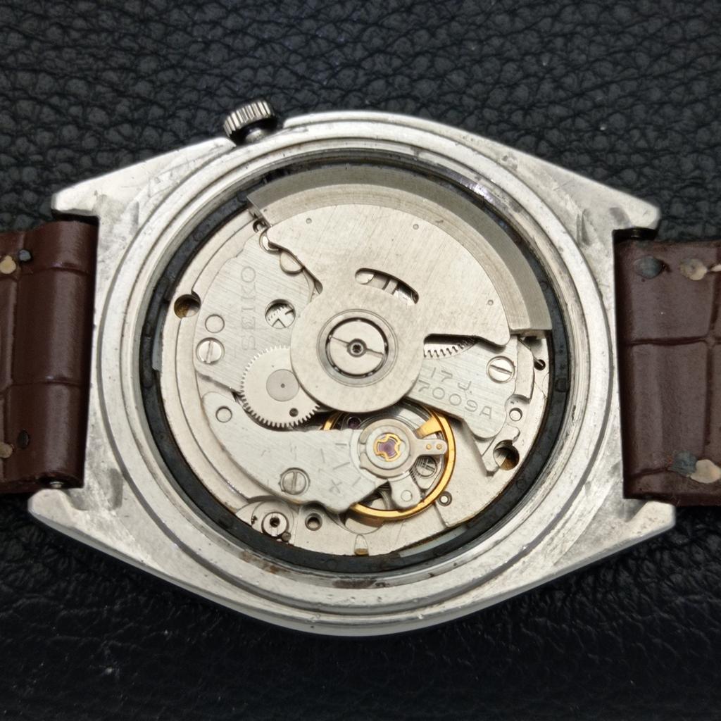 VINTAGE SEIKO 5 AUTOMATIC 7009A JAPAN MENS ORIGINAL DIAL WATCH a500514-2
