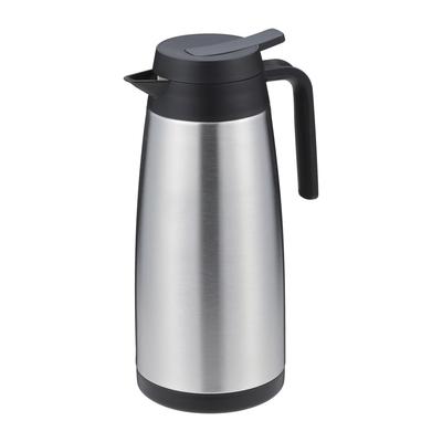 Pot isotherme/garde-froid de table en acier inoxydable Ocotto, Pot, 1500 ml, 1,5 L, Acier, Double paroi résistant au vide, Argenté, HC-16