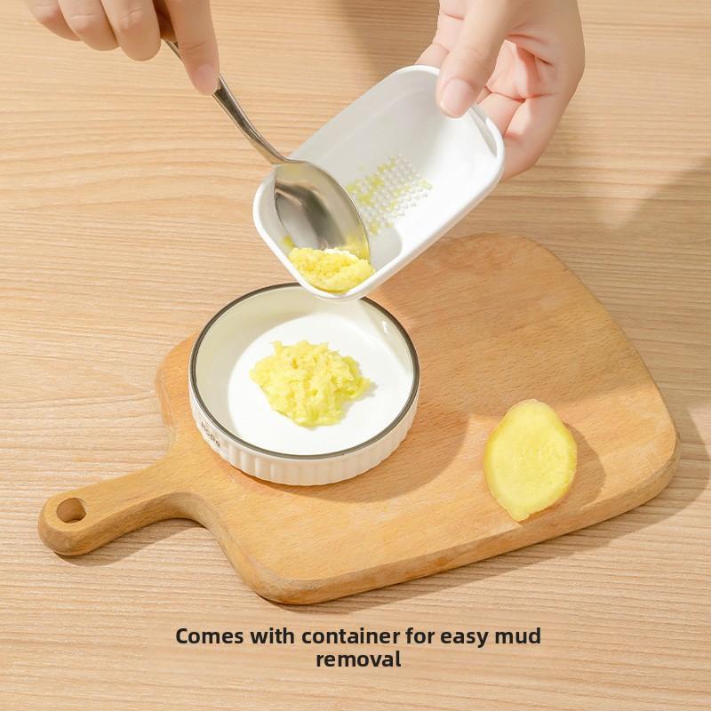 Ręczny Rozdrabniacz do Czosnku i Imbiru Nowoczesne Proste Narzędzie Kuchenne do Jedzenia dla Niemowląt i Owoców