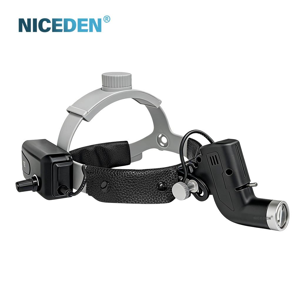 Dental LED Head Light Lamp for Binocular Loupes Brightness Spot Adjustable Dental Lab Headlamp Surgical Headlight