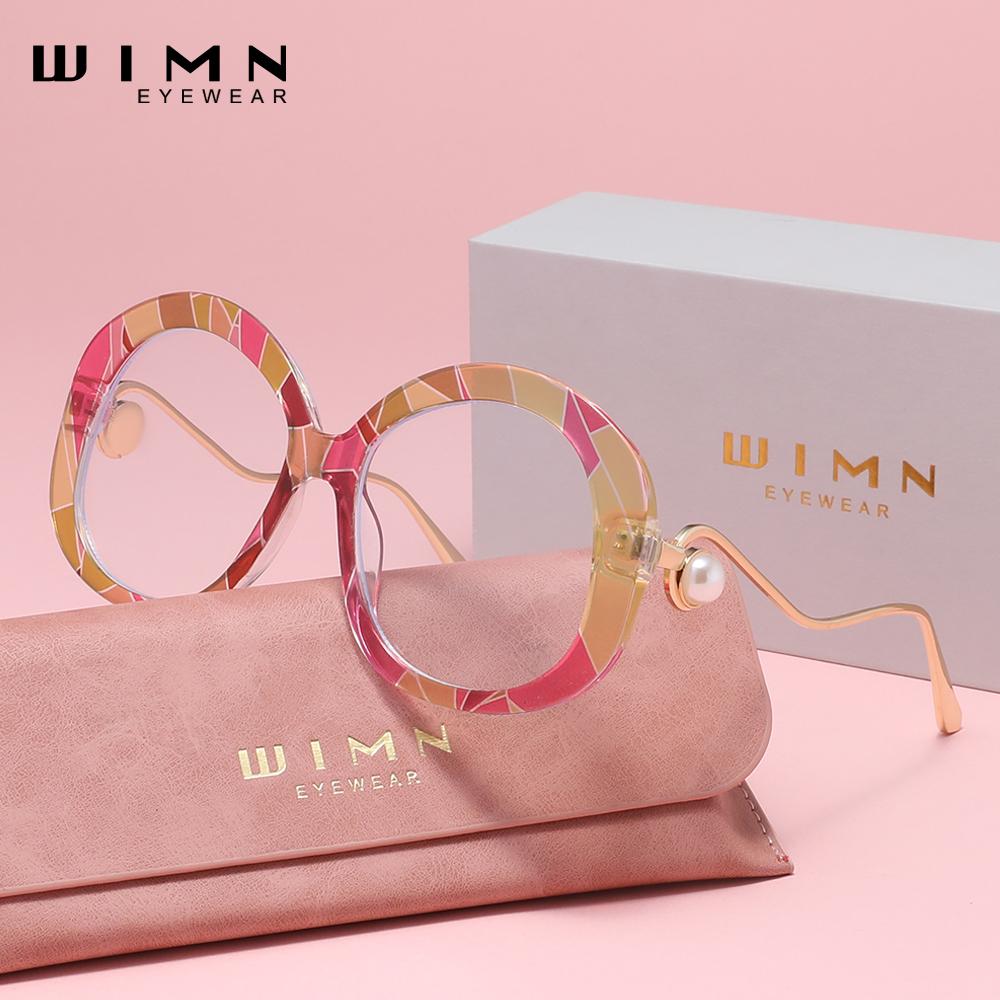 WIMN Classic Round Frame Polarized Sunglasses with Full UV Protection and Contemporary Styling
