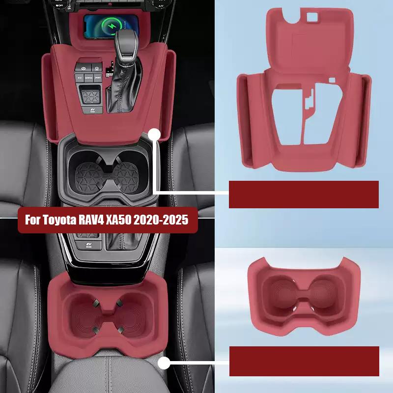 For Toyota RAV4 XA50     2024 2025 Silicone protective pad for gear shift panel interior modification part