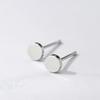 Korean Version Of Simple 316l Stainless Steel Fashion Round Personality Mini Earrings 