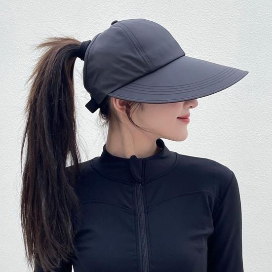 Women Baseball Hat Extended Brim Sun Protection UPF Quick-Dry Adjustable Fit Outdoor Baseball Cap Travel Riding Hat