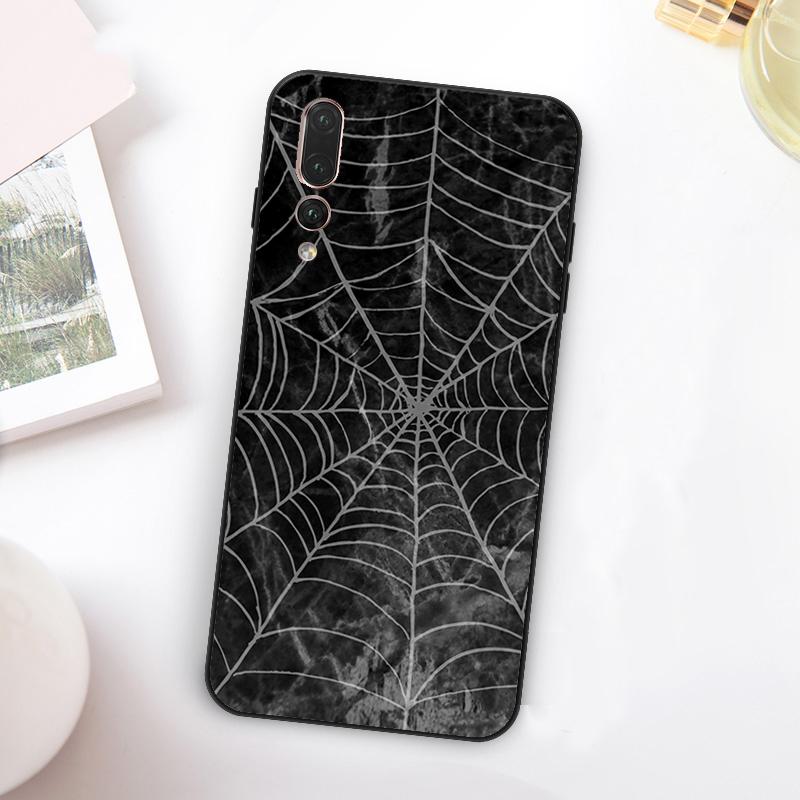 Spinnennetz-Kopfmaske für Huawei Nova 11 10 9 SE Y70 Y60 Y90 Y61 Y91 Y73 Y72 12i 11i 8i P30 P40 Lite P60 Pro Hülle