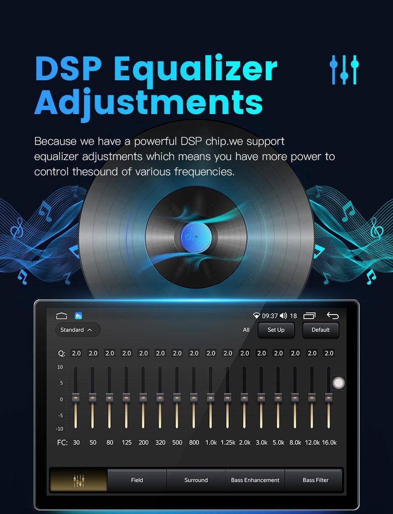 13-Inch Android Car Navigator with Wireless CarPlay Compatibility