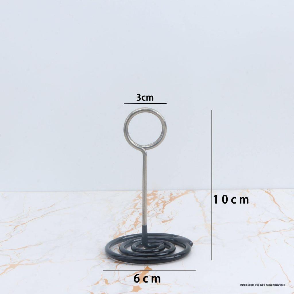 304 Stainless Steel Rotating Menu Holder & Message Clip