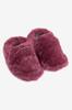 Furry Furry Maroon Furry Barefoot Smart Booties