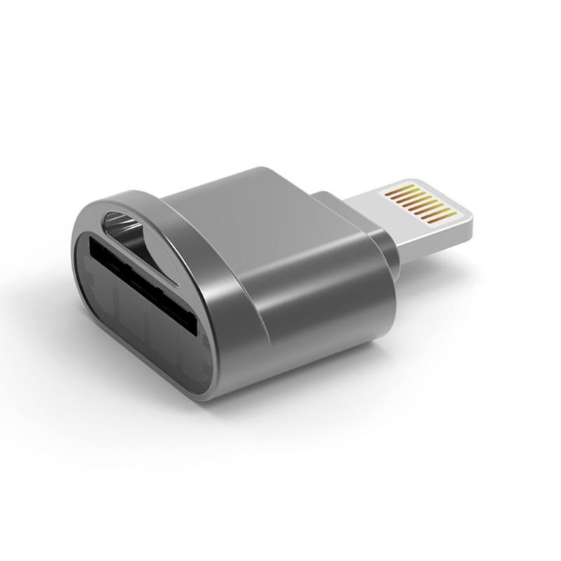 Mini TF Card Reader Viewer Adapter Portable Memory Card Reader Compatible IPhone IPad Huawei Type C Android OTG Data Transfer