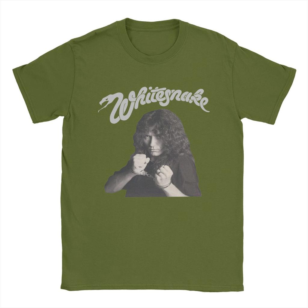Members Whitesnake Band T Shirts Men Pure Cotton Amazing T-Shirt Round Neck Tee Shirt Short Sleeve Tops Gift Idea