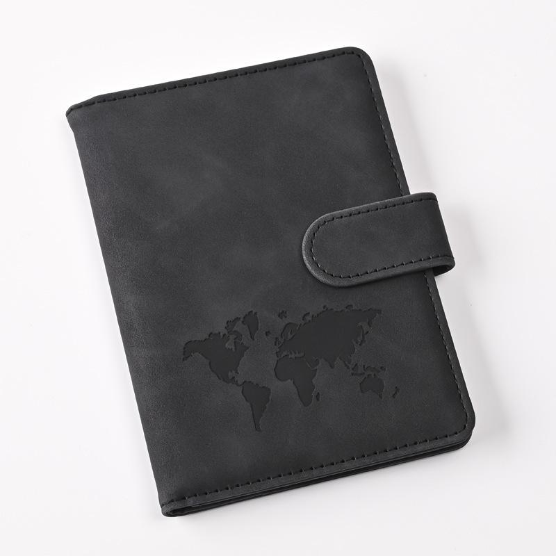 Set Suport Pașaport RFID 2024 și Etichetă de Bagaj cu Cataramă Magnetică