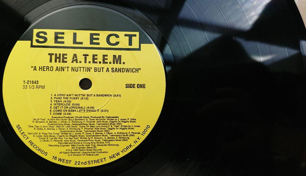 [USED] THE ATEEM CHUBB ROCK US original A.T.E.E.M.