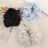 Korean Floral Scrunchie | Spring/Summer Style Elastic Hair Tie for Ponytails