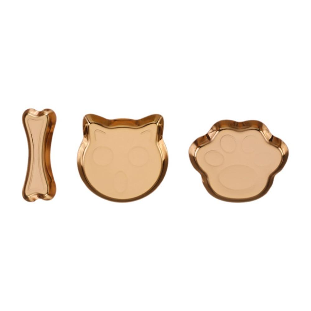 3pcs Earphone Key Organizer Kitten Jewelry Tray Jewelry Storage Plate  for Rings and Earrings