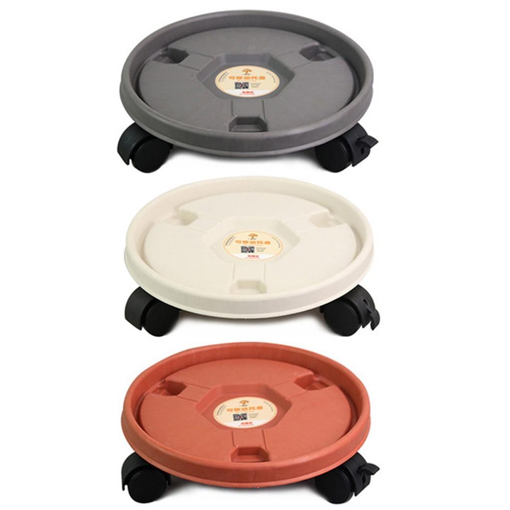 Premium Flowerpot Base with Degree Rotating Wheels Easy To Maneuver