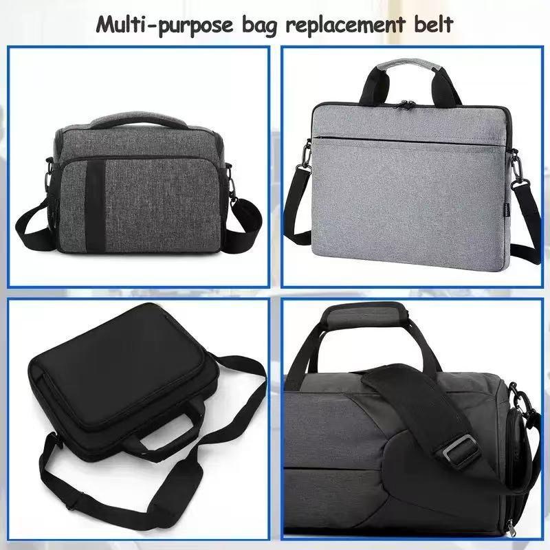 Adjustable Nylon Shoulder Strap with Non-Slip Pad for Laptop Bags and Backpacks - Universal Fit.